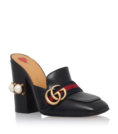 gucci pearl mules